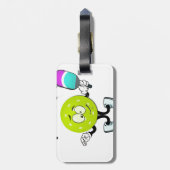 Pickleball:自分の ラゲッジタグ (裏面縦)