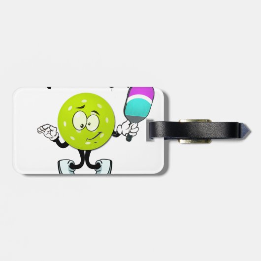 Pickleball:自分の ラゲッジタグ (裏面横)