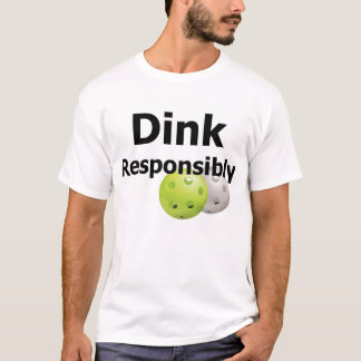 Pickleball--責任があのDink Tシャツ