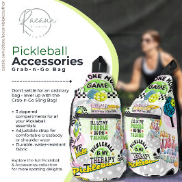 Pickleball Accessories Grab-n-Go Sling Bag スリングバッグ