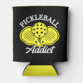 "Pickleball Addict – Perfect for Picklebal 缶クーラー (正面)