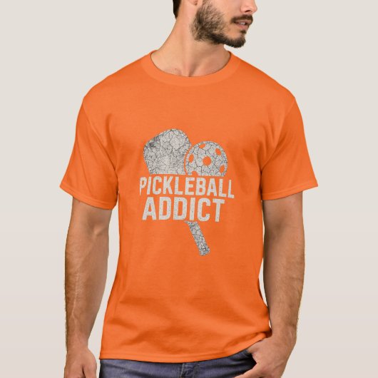 Pickleball Addict Premium Tシャツ (正面)