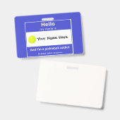 Pickleball Addicts Anonymous NameタグTシャツ バッジ (正面&裏面)