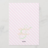 Pickleball and Prosecco Bridal Shower 招待状 (裏面)