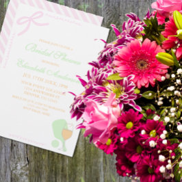 Pickleball and Prosecco Bridal Shower 招待状