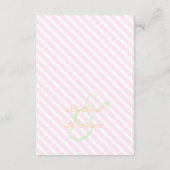 Pickleball and Prosecco Bridal Shower Tournament エンクロージャーカード (裏面)