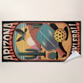 Pickleball ARIZONA PICKLEBALL Desert  ビーチタオル