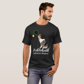 Pickleball Australian Shepherd Dog, Funny Pickleba Tシャツ (正面フル)