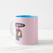 Pickleball (B) ツートーンマグカップ (正面左)