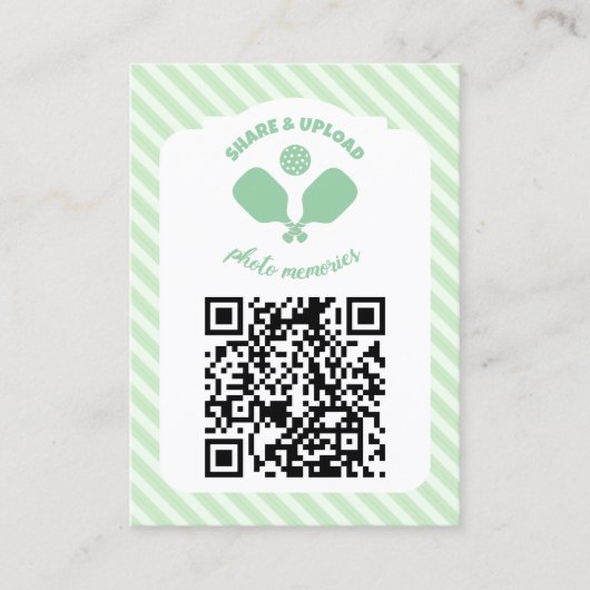 Pickleball Bachelorette Weekend エンクロージャーカード (正面)