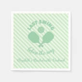 Pickleball Bachelorette Weekend スタンダードカクテルナプキン (正面)