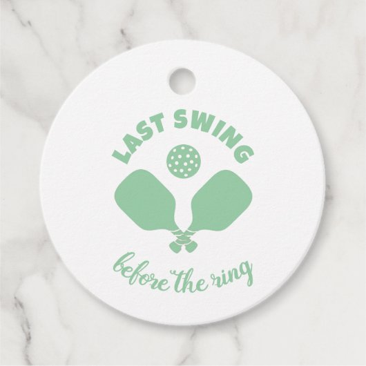 Pickleball Bachelorette Weekend フェイバータグ (正面)
