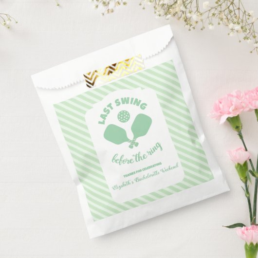 Pickleball Bachelorette Weekend フェイバーバッグ (封をした状態)