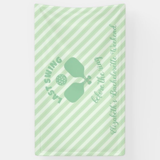 Pickleball Bachelorette Weekend 横断幕 (縦)