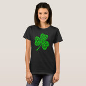 Pickleball Ball Shamrock C St Patrick's Day Men Tシャツ (正面フル)