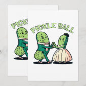 Pickleball Ballroom Dancing セーブザデート (正面/裏面)