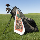 Pickleball Balls Of Fury Social Club ゴルフタオル (グリーン)