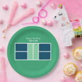 Pickleball Birthday Party ペーパープレート (パーティー)
