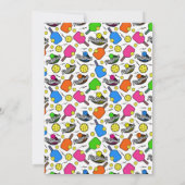 Pickleball Birthday Party Invitation 招待状 (裏面)