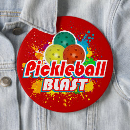 Pickleball Blast 1イメージオプション 缶バッジ