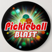 Pickleball Blast 2A-2Cイメージオプション 缶バッジ (正面)
