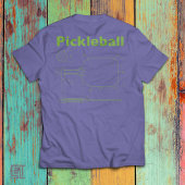 Pickleball Blueprint Paddle Design  Funny Retro Tシャツ