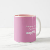 Pickleball Breast Cancer Survivor ツートーンマグカップ (正面右)