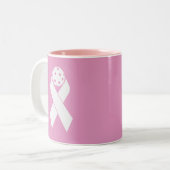 Pickleball Breast Cancer Survivor ツートーンマグカップ (正面左)