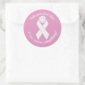 Pickleball Breast Cancer Survivor ラウンドシール (バッグ)