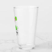 Pickleball Bridal Shower Pink Cocktail Personalize タンブラーグラス (左)