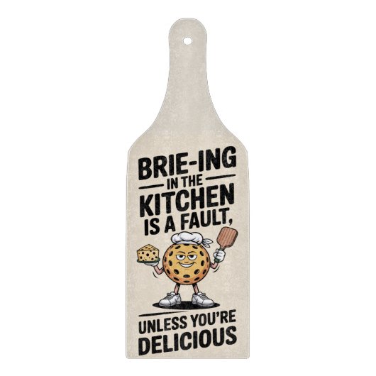 Pickleball Brie-Ing In The Kitchen Is A Fault カッティングボード (正面)