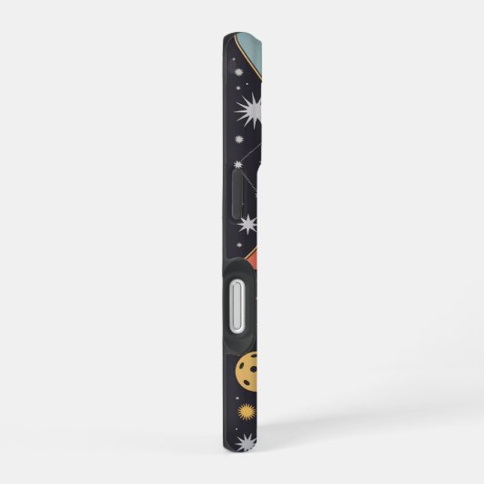 Pickleball Camping Vibes With Constellations iPhone 16ケース (右側面)