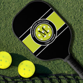 Pickleball Carpe Dinkum イニシャル ブラック ピックルボールラケット