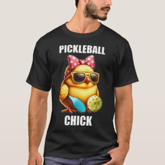 Pickleball Chick Womens Pickleball Pickle Ball Pla Tシャツ