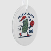 Pickleball Christmas オーナメント (正面)