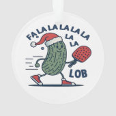 Pickleball Christmas オーナメント (裏面)