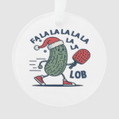 Pickleball Christmas オーナメント (正面)