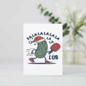 Pickleball Christmas シーズンポストカード (スタンド正面)