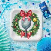 Pickleball Christmas themed  ペーパープレート (パーティー)