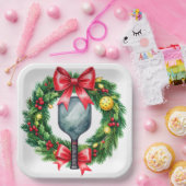 Pickleball Christmas themed  ペーパープレート (パーティー)