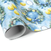 Pickleball Christmas themed ラッピングペーパー (ロールコーナー)