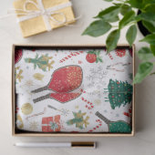 Pickleball Christmas Tissue Paper  薄葉紙 (ギフト)