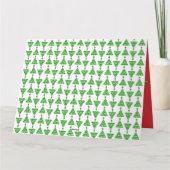 Pickleball Christmas Tree Happy Holidays Photo カード (裏面)