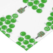 Pickleball Christmas Trees Tied Up with a Red Bow テーブルクロス (アングル)