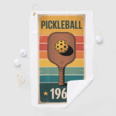 Pickleball Classic 1965 Paddle Poster For Fans ゴルフタオル (インサイチュ)