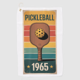 Pickleball Classic 1965 Paddle Poster For Fans ゴルフタオル
