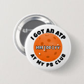 Pickleball Club ATP Orange Personalized 缶バッジ (正面&裏面)