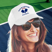 Pickleball Club Team UK United Kingdom Flag Custom キャップ