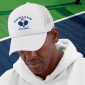 Pickleball Club Team USA American Flag Custom キャップ