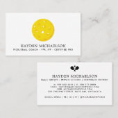 Pickleball Coach 教え's Pro – ロゴの追加 名刺 (正面/裏面)